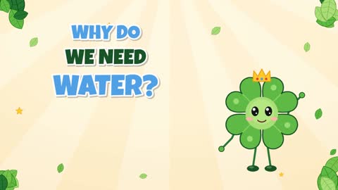Why Do We Need Water? Big Jobs for Tiny Cells!