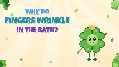 Why Do Fingers Wrinkle in the Bath? Built-In Tire Treads!
