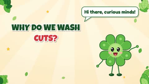Why Do We Wash Cuts?