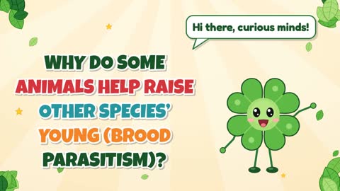 Why Do Some Animals Help Raise Other Species’ Young (Brood Parasitism)?