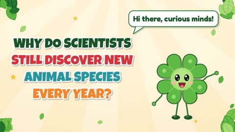 Why Do Scientists Still Discover New Animal Species Every Year?