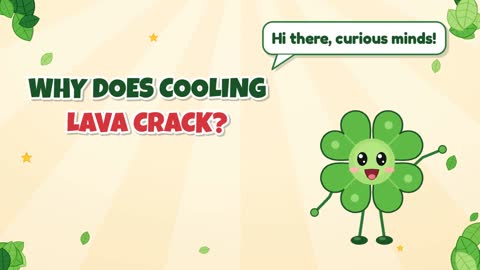 Why Does Cooling Lava Crack?