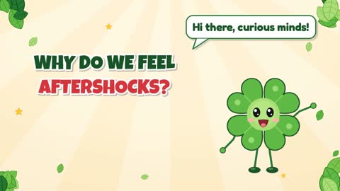Why Do We Feel Aftershocks?
