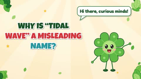Why Is “Tidal Wave” a Misleading Name?