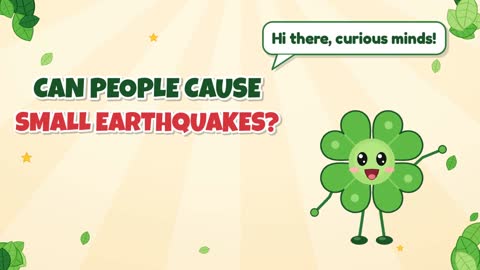 Can People Cause Small Earthquakes?