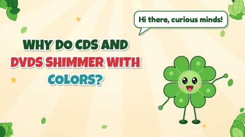 Why Do CDs and DVDs Shimmer with Colors?