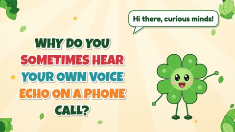 Why Do You Sometimes Hear Your Own Voice Echo on a Phone Call?
