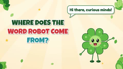 Where Does the Word Robot Come From?