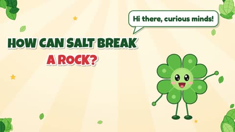 How Can Salt Break a Rock?
