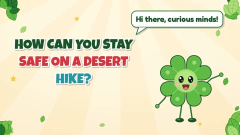 How Can You Stay Safe on a Desert Hike?