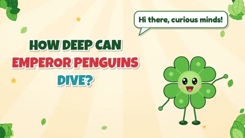 How Deep Can Emperor Penguins Dive?