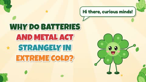 Why Do Batteries and Metal Act Strangely in Extreme Cold?
