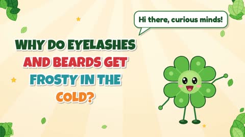 Why Do Eyelashes and Beards Get Frosty in the Cold?