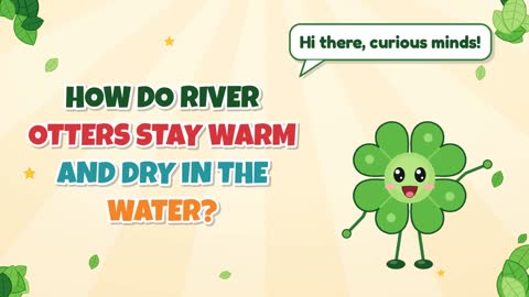 How Do River Otters Stay Warm and Dry in the Water?