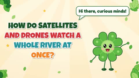 How Do Satellites and Drones Watch a Whole River at Once?