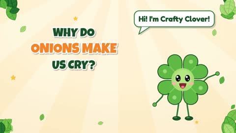 Why Do Onions Make Us Cry?