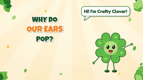 Why Do Our Ears Pop?