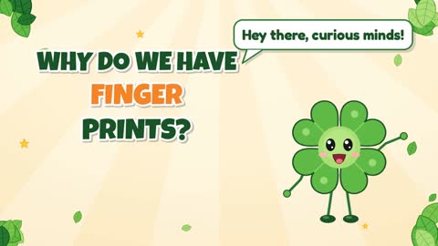Why Do We Have Fingerprints?
