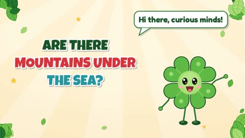 Are There Mountains Under the Sea?