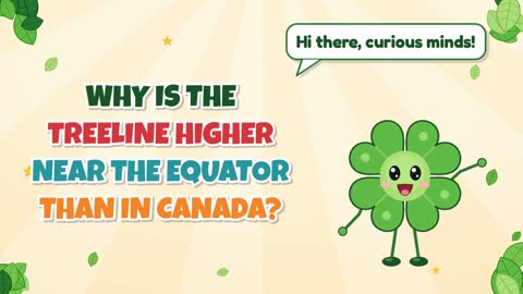 Why Is the Treeline Higher Near the Equator than in Canada?