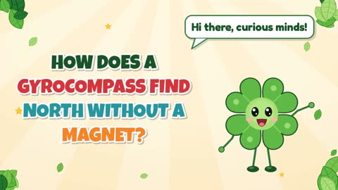 How Does a Gyrocompass Find North Without a Magnet?