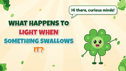 What Happens to Light When Something Swallows It?