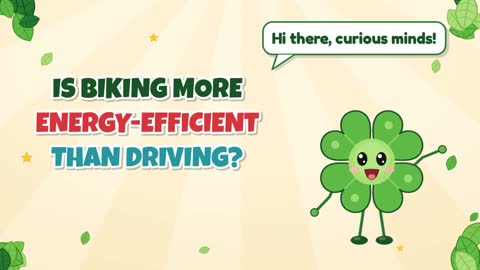 Is Biking More Energy-Efficient than Driving?
