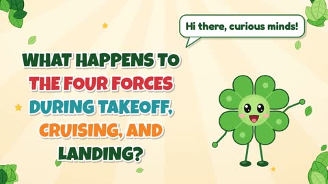 What Happens to the Four Forces During Takeoff, Cruising, and Landing?