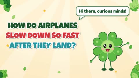 How Do Airplanes Slow Down So Fast After They Land?