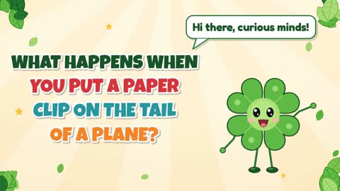 What Happens When You Put a Paper Clip on the Tail of a Plane?