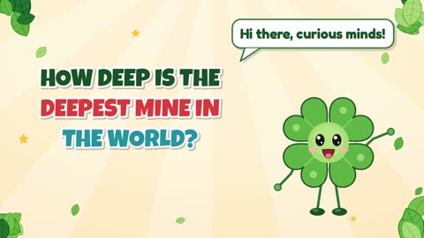 How deep is the deepest mine in the world?