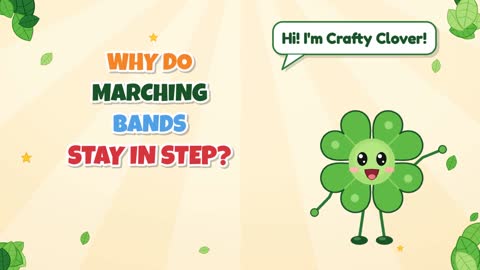 Why Do Marching Bands Stay in Step?
