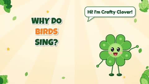 Why Do Birds Sing?