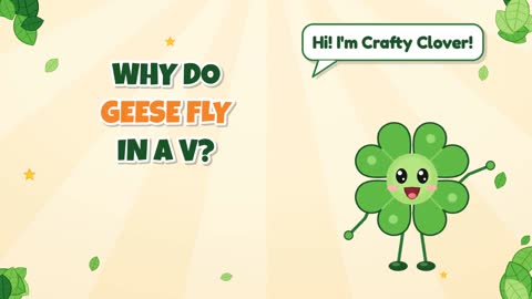 Why Do Geese Fly in a V?