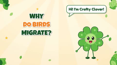 Why Do Birds Migrate?