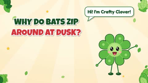 Why Do Bats Zip Around at Dusk?