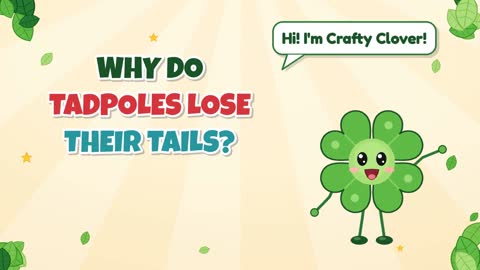 Why Do Tadpoles Lose Their Tails?