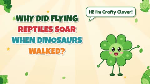 Wings Over Dinos! Why Did Flying Reptiles Soar?