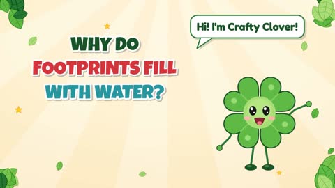 Why Do Footprints Fill with Water?