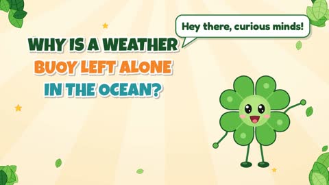 Why Is a Weather Buoy Left Alone in the Ocean?