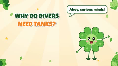 Why Do Divers Need Tanks?