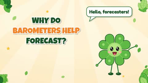 Why Do Barometers Help Forecast?