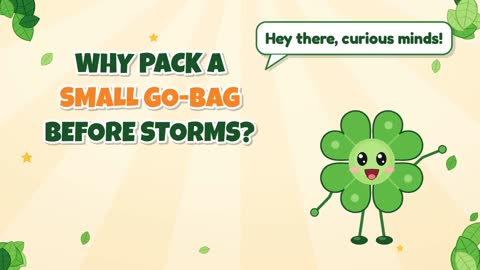 Why Pack a Small Go-Bag Before Storm Season?