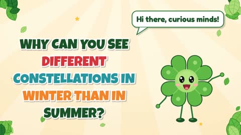 Why Can You See Different Constellations in Winter than in Summer?