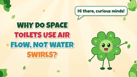 Why Do Space Toilets Use Air Flow, Not Water Swirls?