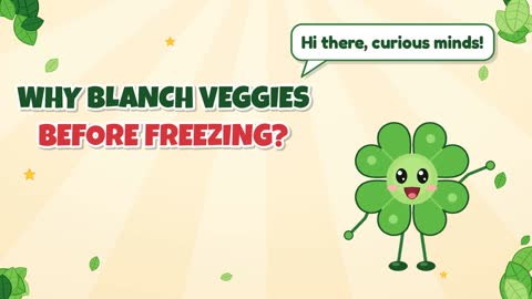 Why Blanch Veggies Before Freezing?