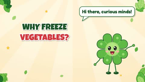 Why Freeze Vegetables?