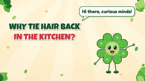 Why Tie Hair Back in the Kitchen?
